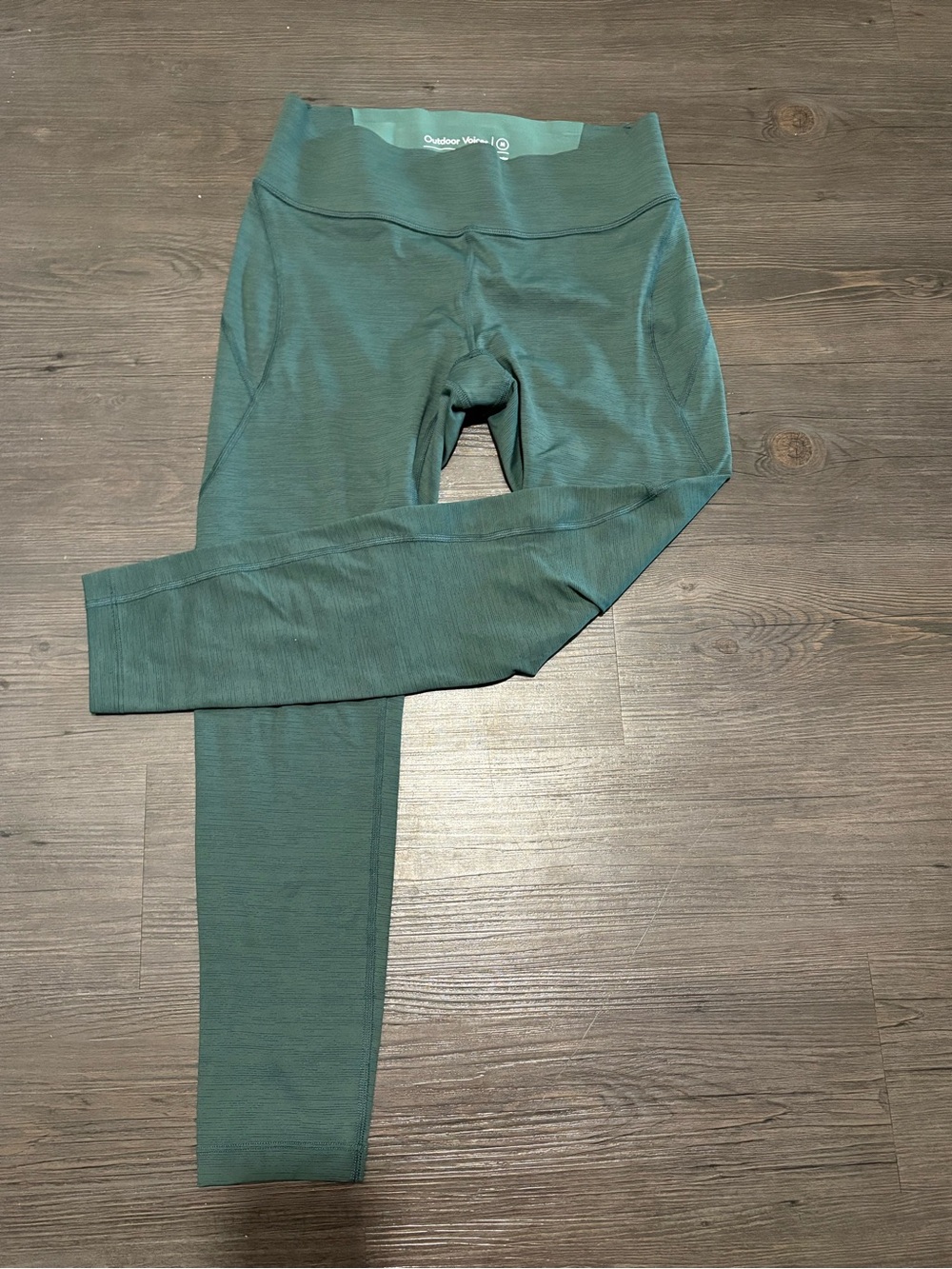 Outdoor Voices Teal-Green High Waist Leggings